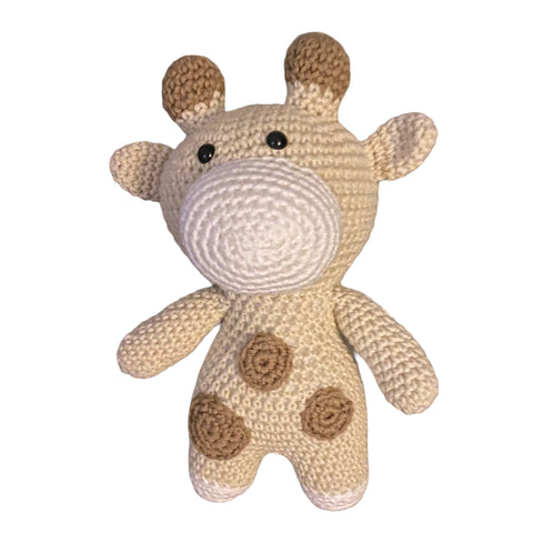 Crocheted Greta the Giraffe Stuffed Toy